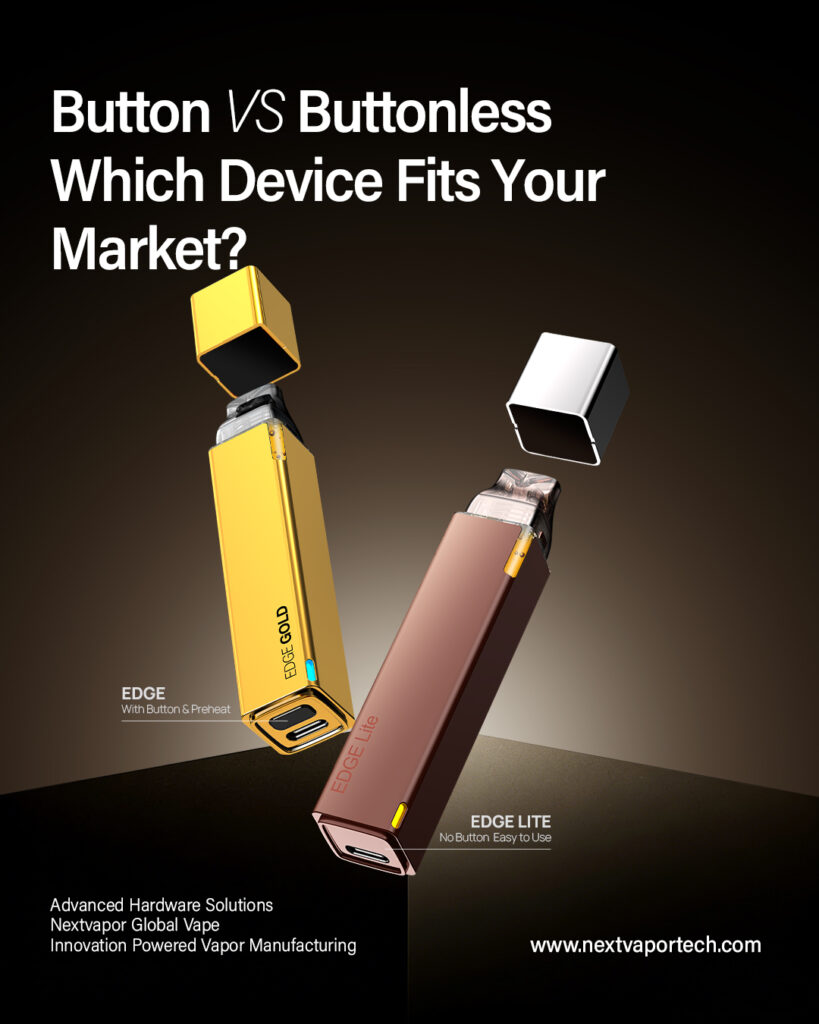 EDGE Lite Buttonless Cannabis Vape Hardware: A Scalable Solution for Modern Vape Brands插图