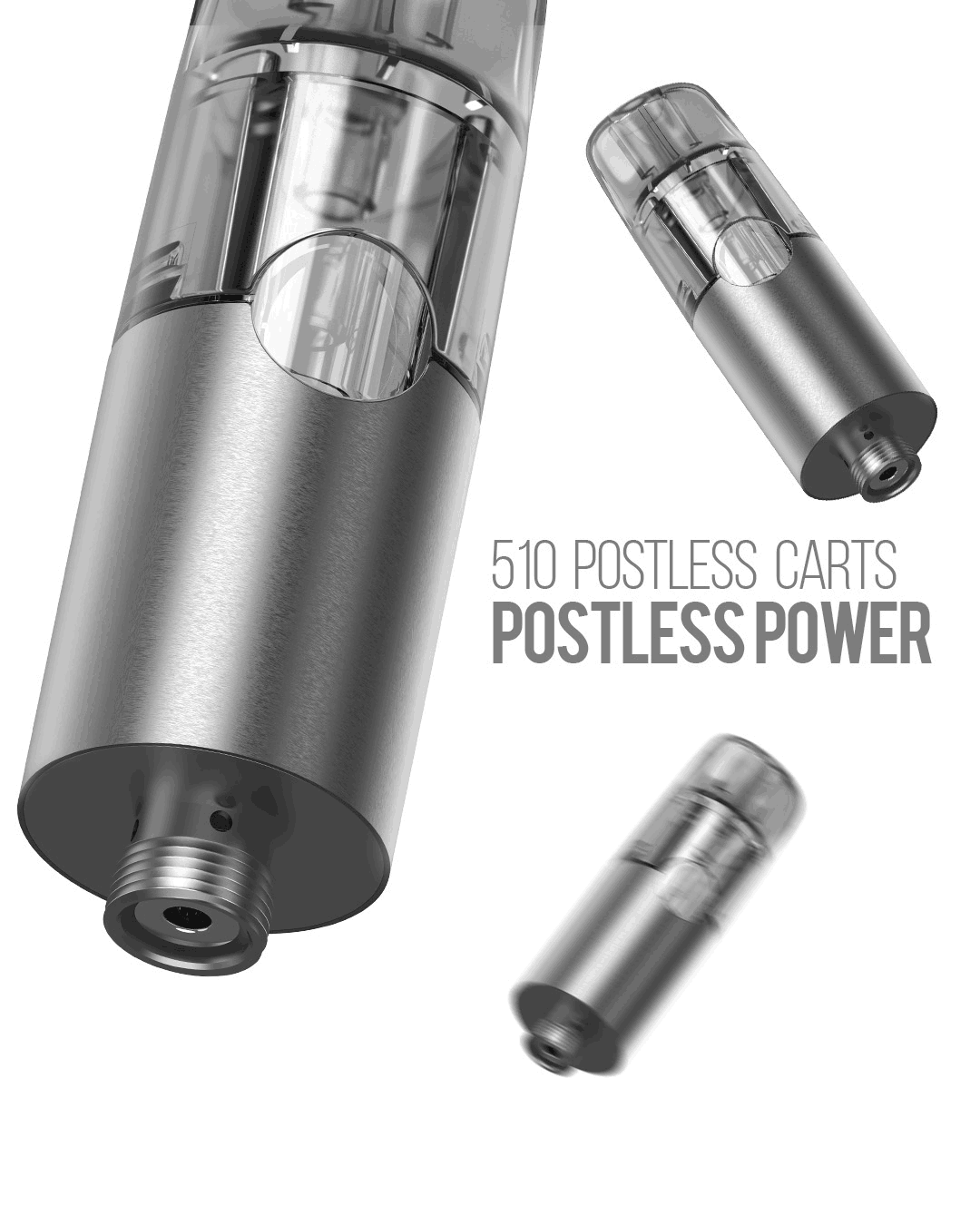 Why the 510 Thread Platform Remains the Preferred Choice for Cannabis Brands in 2026插图 510 POSTLESS CARTS POSTLESS POWER
