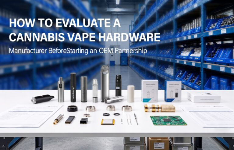 How to Evaluate a Cannabis Vape Hardware Manufacturer Before Starting an OEM Partnership
