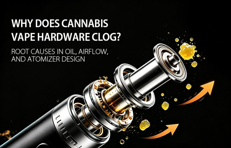 Why Does Cannabis Vape Hardware Clog Root Causes in Oil, Airflow, and Atomizer Design